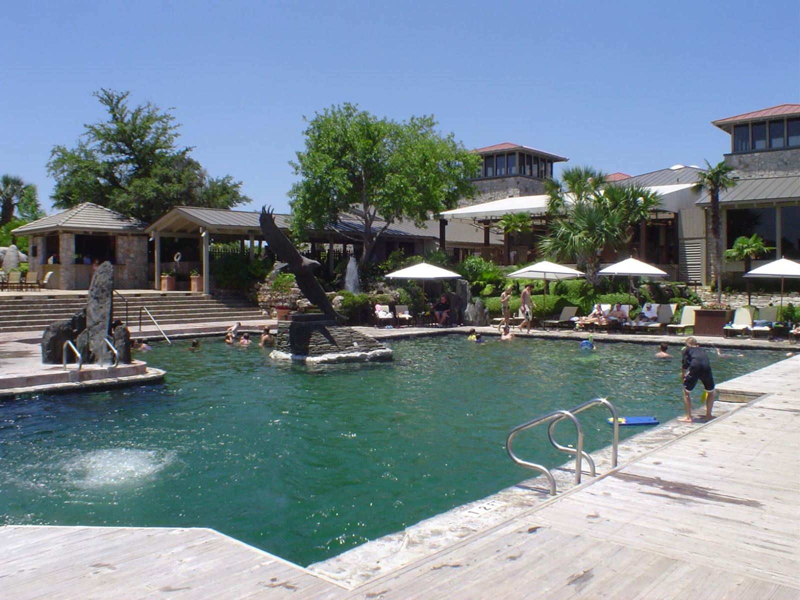 yacht club pool horseshoe bay